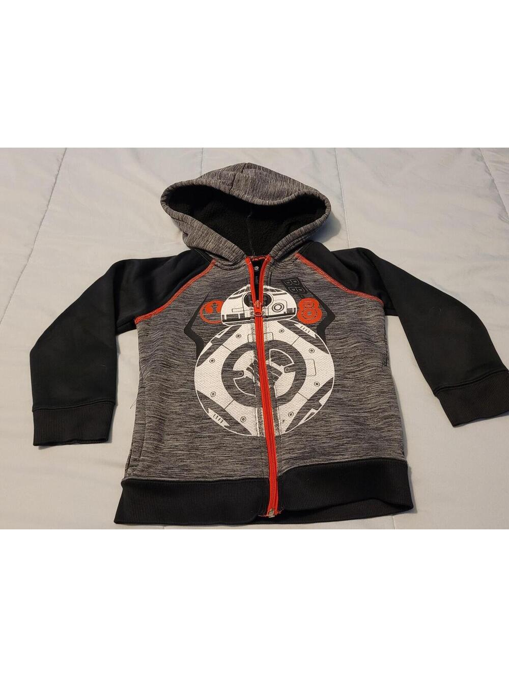B-14 Boys Size 5 Star Wars Zip-Hoodie